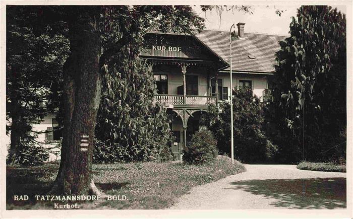 Bad Tatzmannsdorf Burgenland AT Kurhof