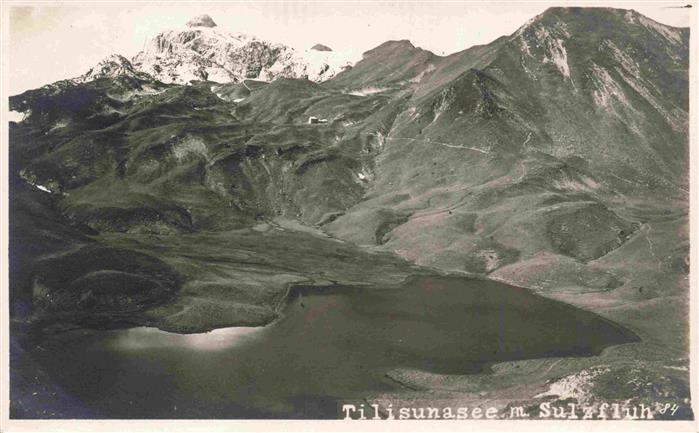 Tilisunasee Montafon AT Panorama Bergsee mit Sulzfluh