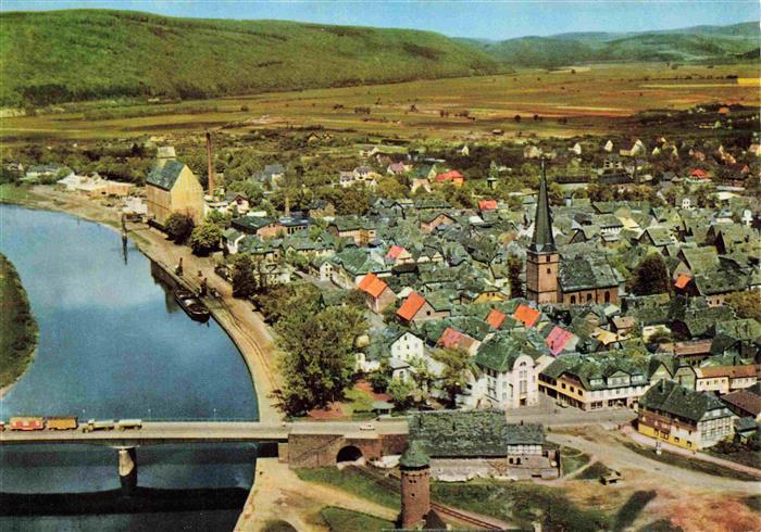 Holzminden Weser Niedersachsen Fliegeraufnahme