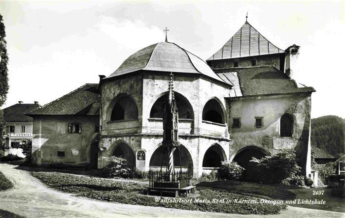 Maria Saal Kaernten AT Oktogon und Lichtsäule