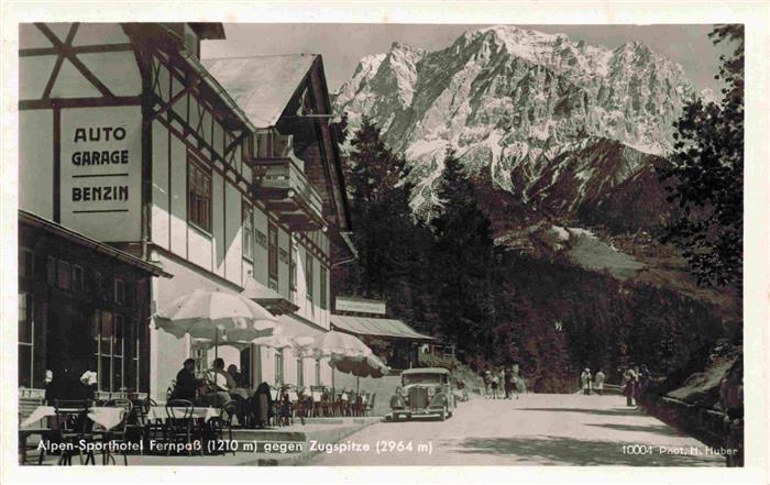 Fernpass Reutte Tirol AT Alpen Sporthotel Fernpass mit Zugspitze