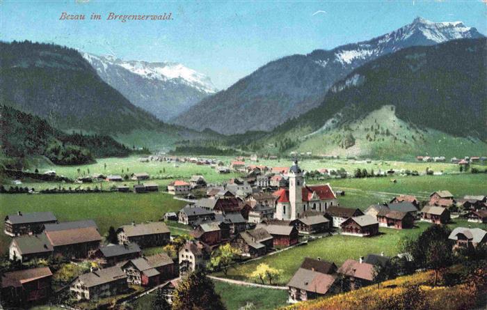 Bezau Vorarlberg Panorama im Bregenzertal