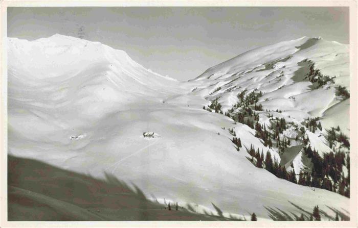 Schwarzwasserhuette 1651m Vorarlberg AT Alm mit Steinmandl