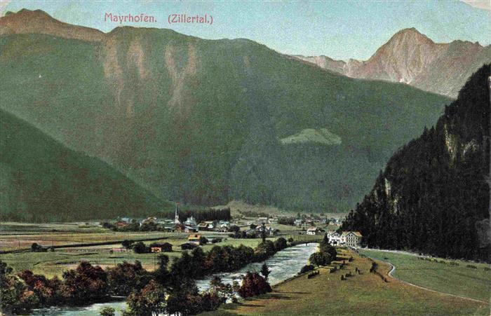 Mayrhofen Zillertal AT Panorama