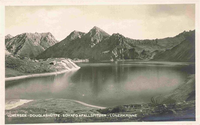 Luenersee 1969m Vorarlberg AT Douglashuette Schafgallspitzen Luenerkrinne