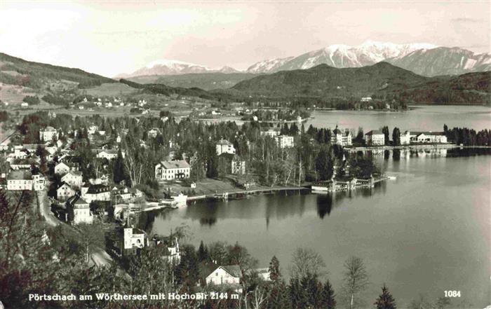 Poertschach Woerthersee mit Hochobir