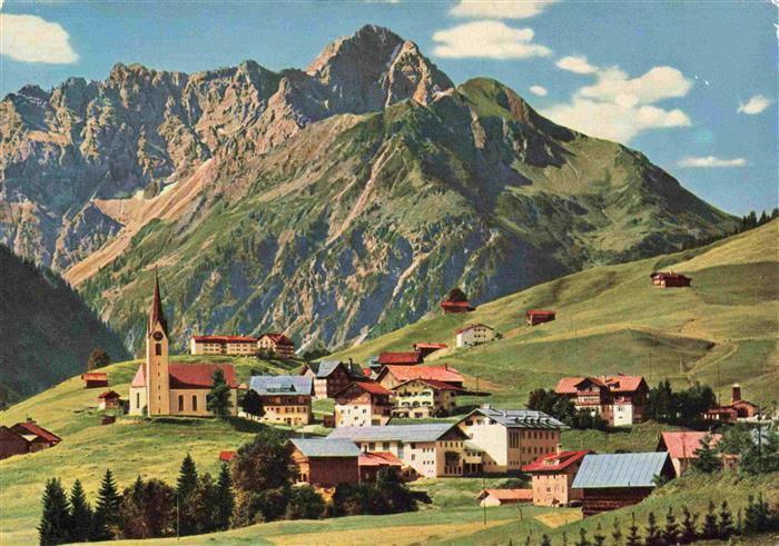Hirschegg Kleinwalsertal Vorarlberg AT mit Widderstein