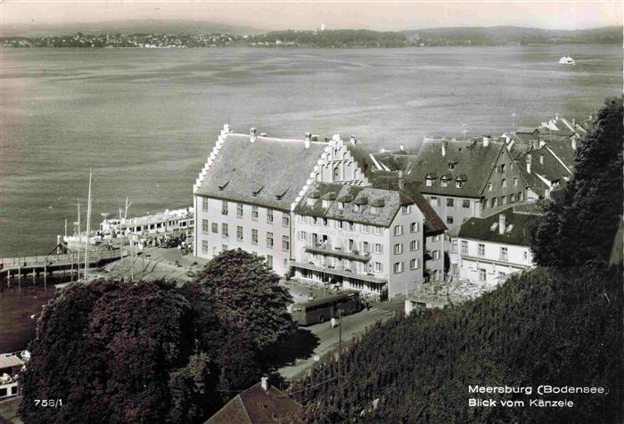 MEERSBURG Bodensee Blick vom Kaenzele
