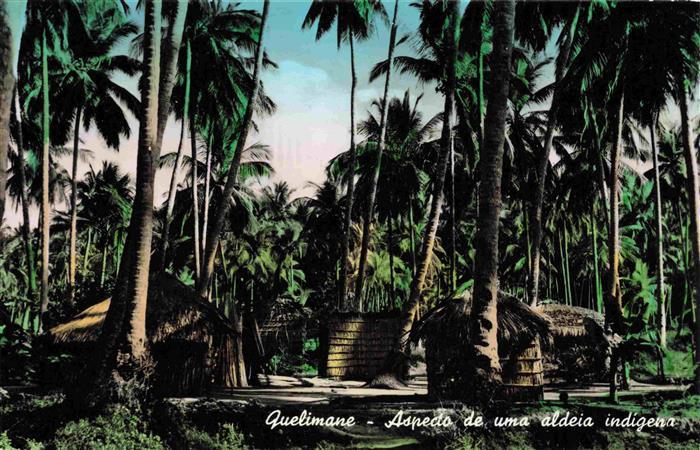 Quelimane Mosambik Aspecto de una aldeia indigena
