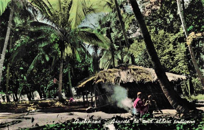 Quelimane Mosambik Aspecto de una aldeia indigena