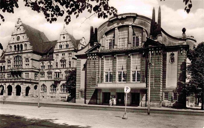 BIELEFELD  CITY Stadttheater und Rathaus