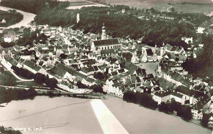 Landsberg Lech Bayern Fliegeraufnahme