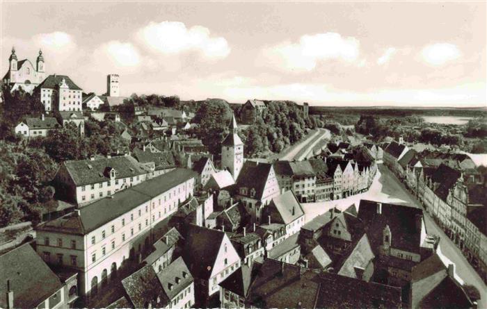 Landsberg Lech Bayern Mathaeserkirche Bayerntor Schmalzturm Hauptplatz