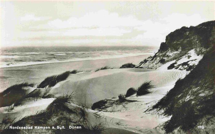 Kampen  Sylt Duenenlandschaft