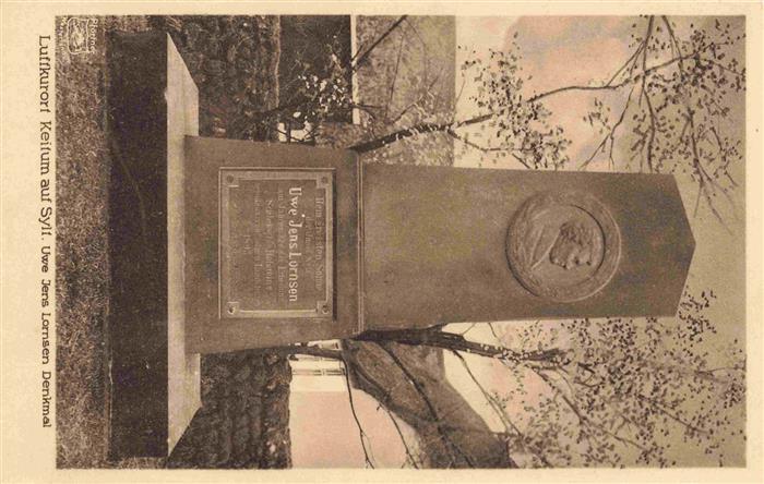 Keitum Sylt Uwe Jens Lornsen Denkmal
