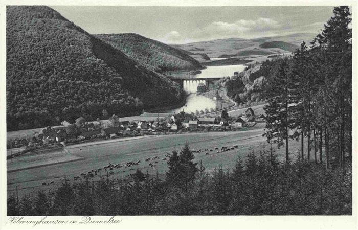 Helminghausen Marsberg NRW Panorama Diemeltalsperre
