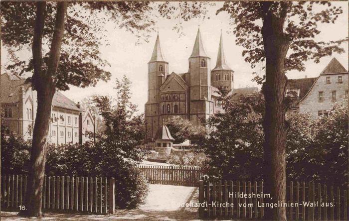 HILDESHEIM  CITY St. Godehard-Kirche Langelinien-Wall
