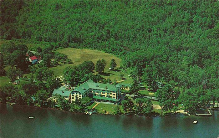 Lake Dunmore Vermont USA Lake Dunmore Hotel aerial view