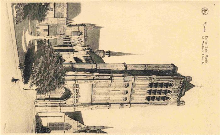Ypres Ypern Ieper Belgie Eglise Saint Martin