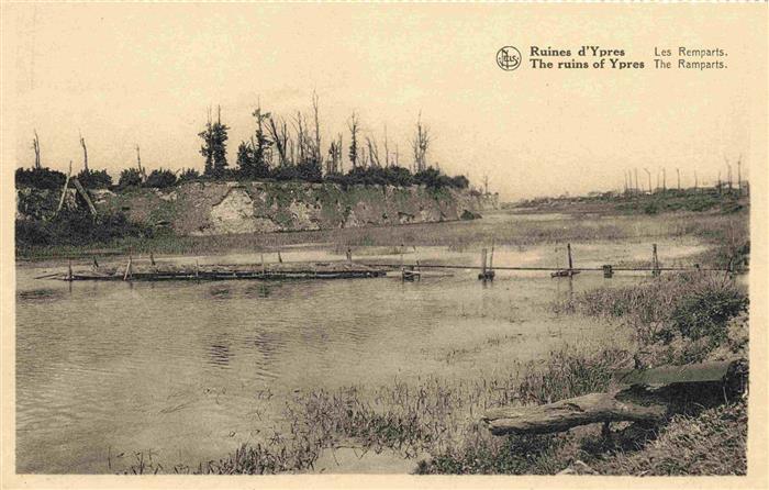 Ypres Ypern Ieper Belgie Les Remparts