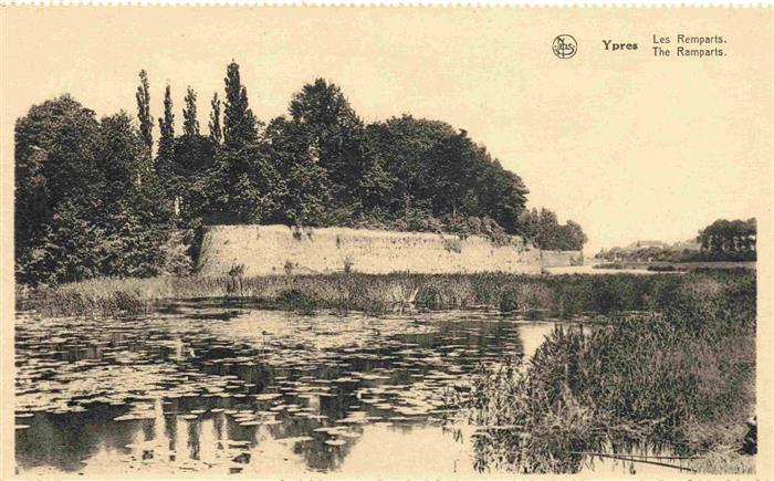 Ypres Ypern Ieper Belgie Les Remparts