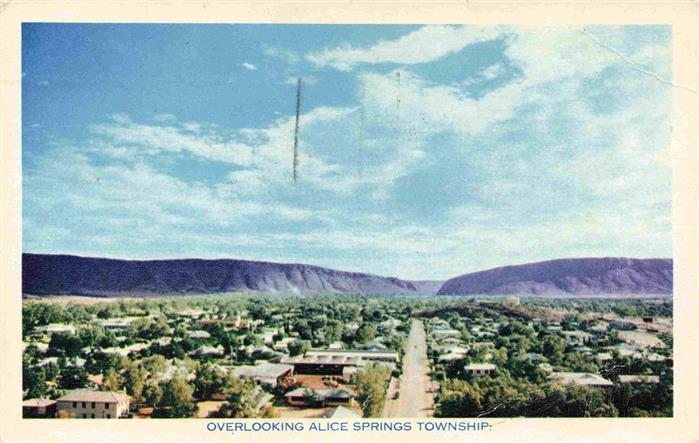 Alice Springs Australia Overlooking Alice Springs Township