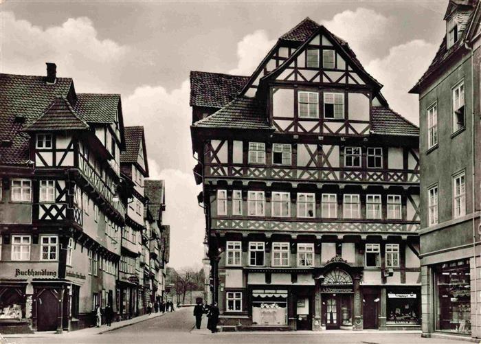 Hann. Muenden Fachwerkbauten in der Langenstrasse