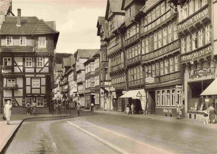 Hann. Muenden Lange Strasse Altstadt Mittelalterliche