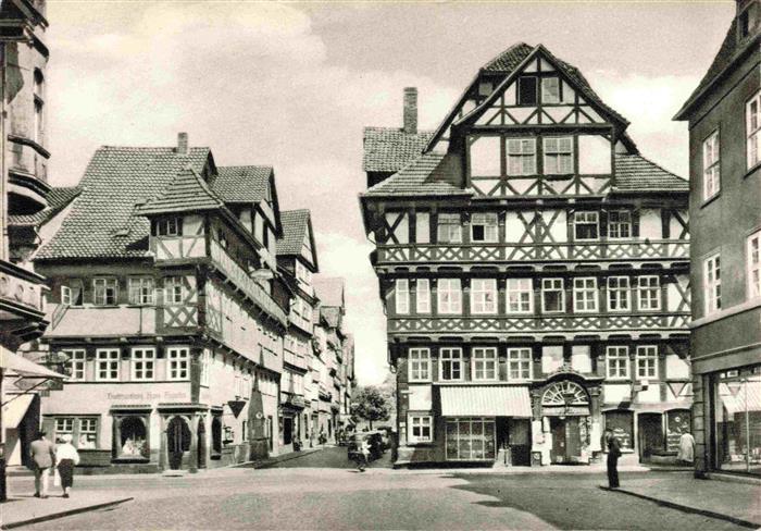 Hann. Muenden Alte Häuser in der Langestrasse Fachwer