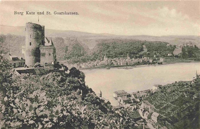 St Goarshausen Rhein Burg Katz