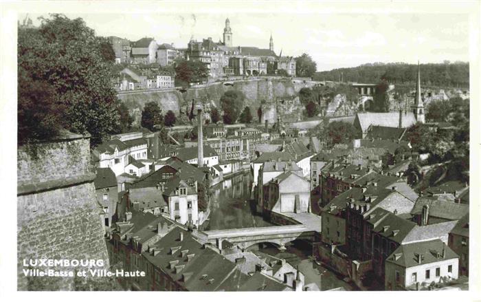 LUXEMBOURG  Luxemburg Ville Basse et Ville Haute