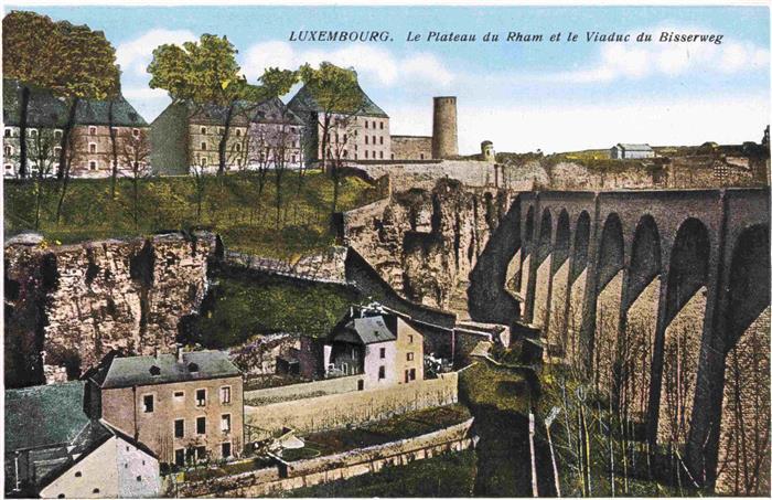 LUXEMBOURG  Luxemburg Le Plateau du Rham et le Viaduc du Bisserweg