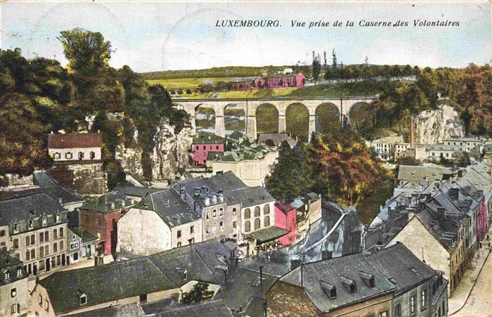 LUXEMBOURG  Luxemburg Vue prise de la Caserne des Volontaires