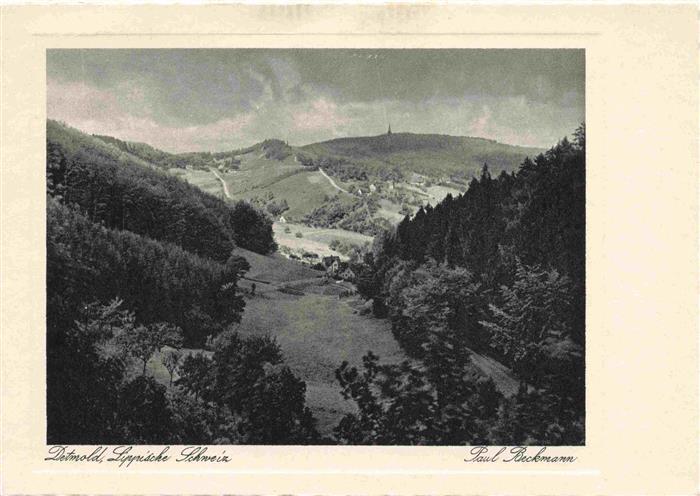 DETMOLD Lippe Panorama Lippische Schweiz