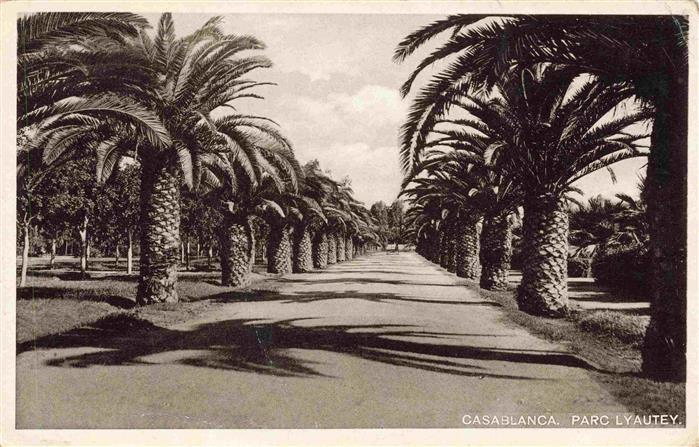 Casablanca Maroc Parc Lyautey