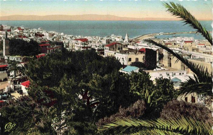 Tanger Tangier Tangiers Maroc Vue générale sur le détroit prise de la Villa de F