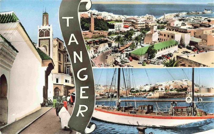 Tanger Tangier Tangiers Maroc Vues générales Voilier