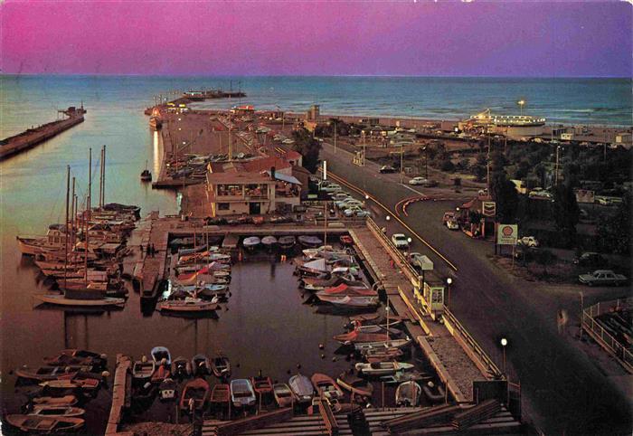 Rimini IT La darsena ed il porto canale Dock Kanalhafen