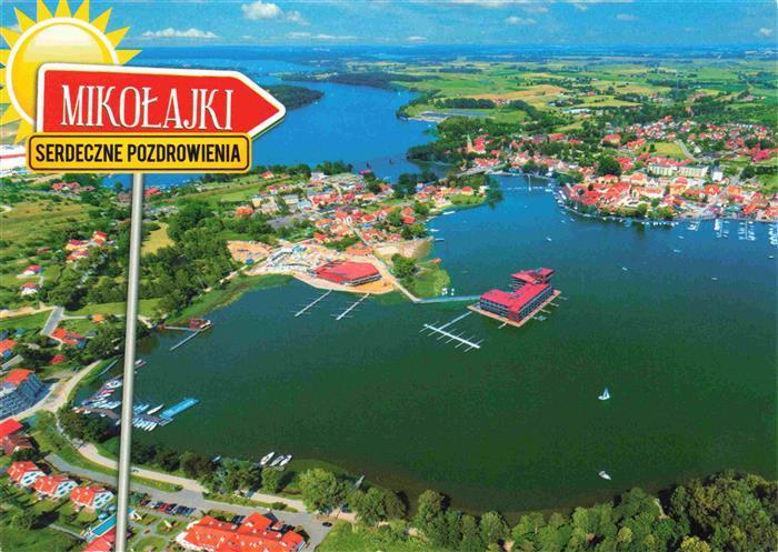 Mikolajki PL Fliegeraufnahme