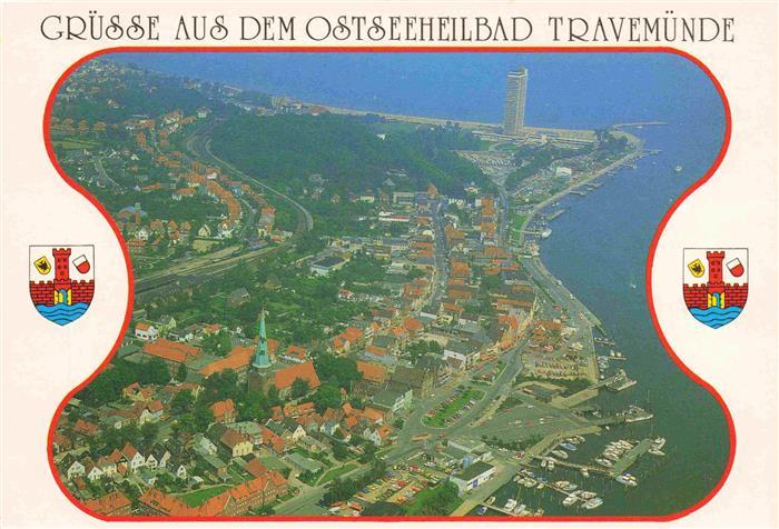 Travemuende Ostseebad Fliegeraufnahme