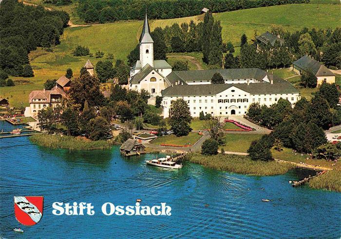 Ossiach Ossiachersee Kaernten AT Ehemaliges Benediktinerstift 11. Jhdt. am See