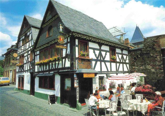 Bacharach Rhein Alte Muenze Café Restaurant