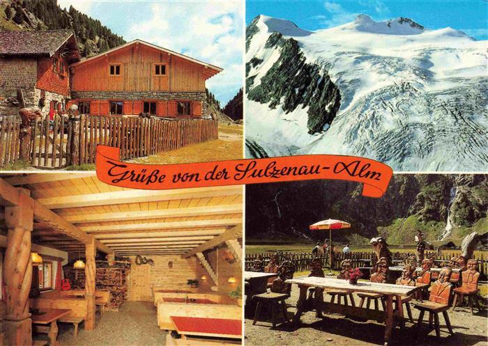 Neustift  Stubaital Tirol AT Alpenwirtschaft Sulzenau-Alm Gletscher Stubaier Alp