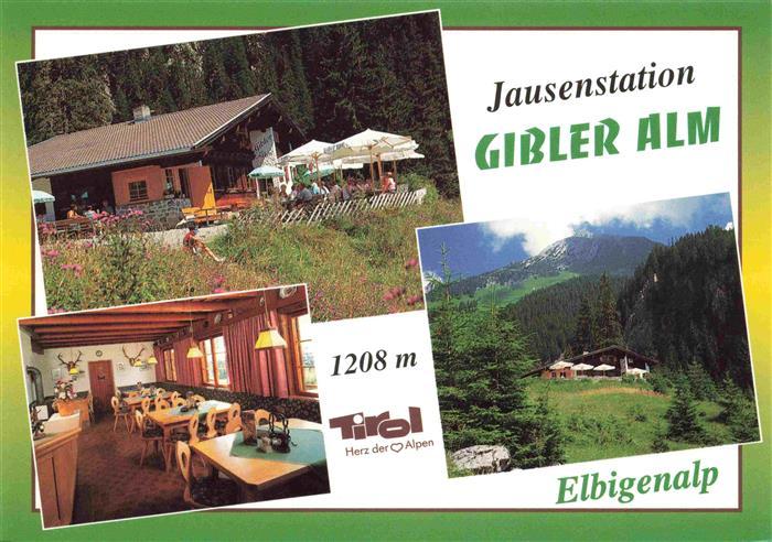Elbigenalp Lechtal Tirol AT Jausenstation Gibler Alm
