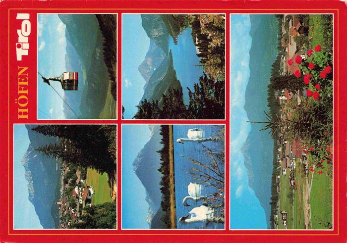 Hoefen Tirol AT Panorama Alpen Bergbahn Schwaene Bergsee