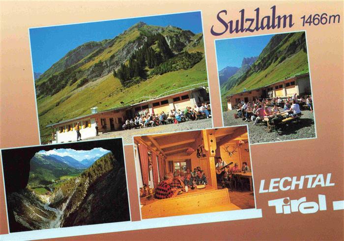 Holzgau Tirol AT Sulzlalm im Lechtal Alpenpanorama