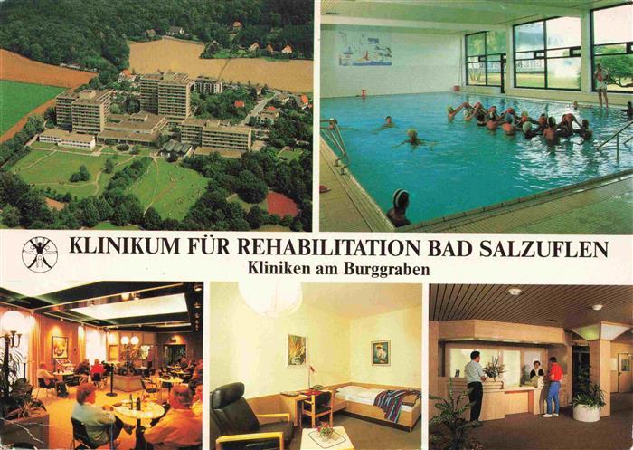 BAD SALZUFLEN Klinikum fuer Rehabilitation Kliniken am Burggraben Hallenbad Luft
