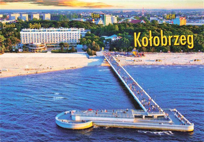 KOLOBRZEG Kolberg Ostseebad PL Seebruecke Strand Hotel