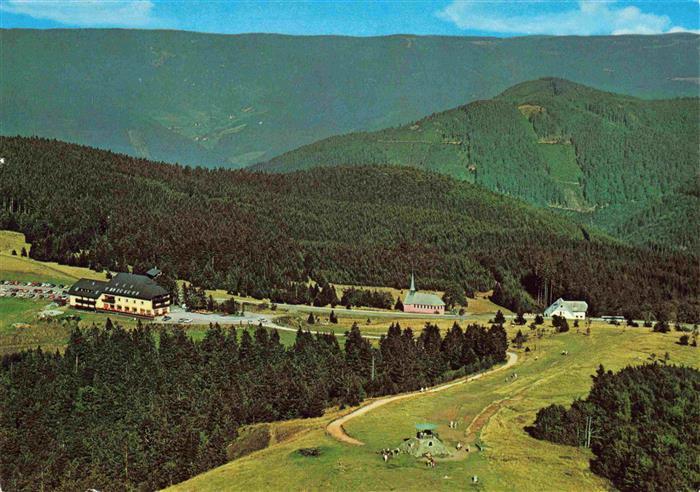Kandel Breisgau Waldkirch BW Aussichtspyramide Berghotel Kandelhof Bergkapelle