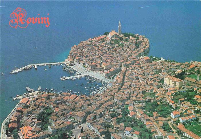 Rovinj Rovigno Istrien Croatia Altstadt Hafen